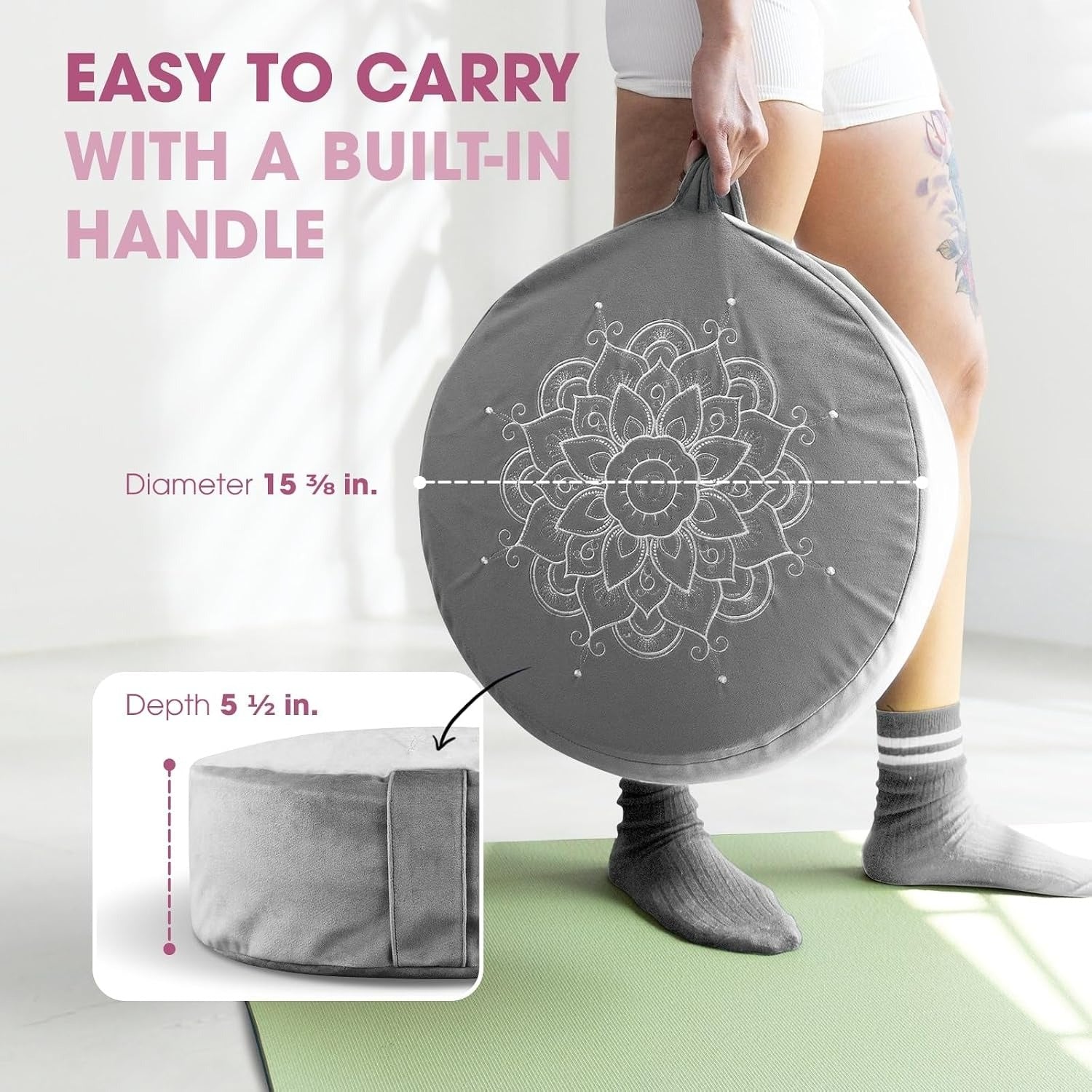 Buckwheat Meditation Floor Cushion