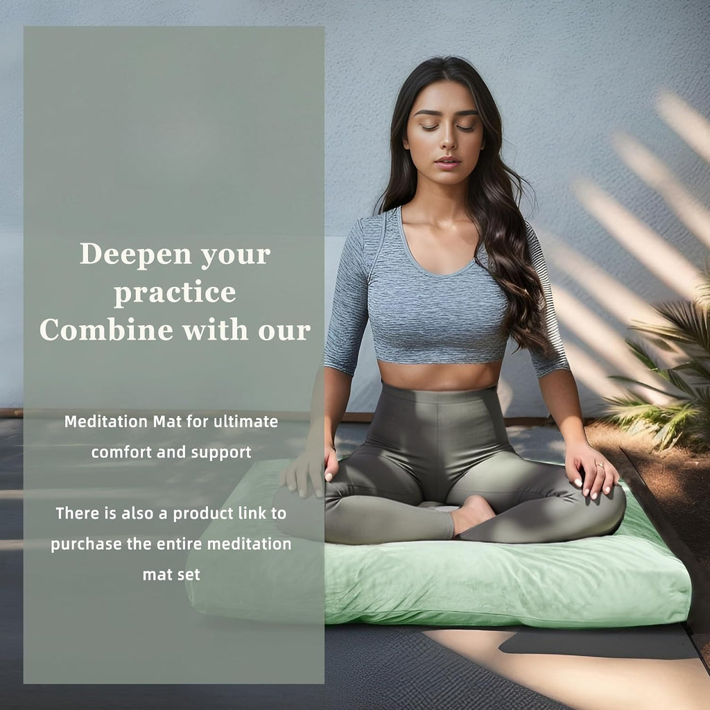 Velvet Meditation Cushion Set