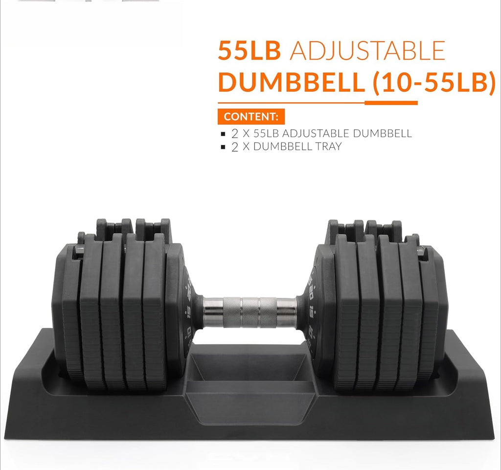 Adjustabell Quick‑Select Adjustable Dumbbell Set