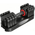 25‑Lb Adjustable Dumbbell Set With Stand