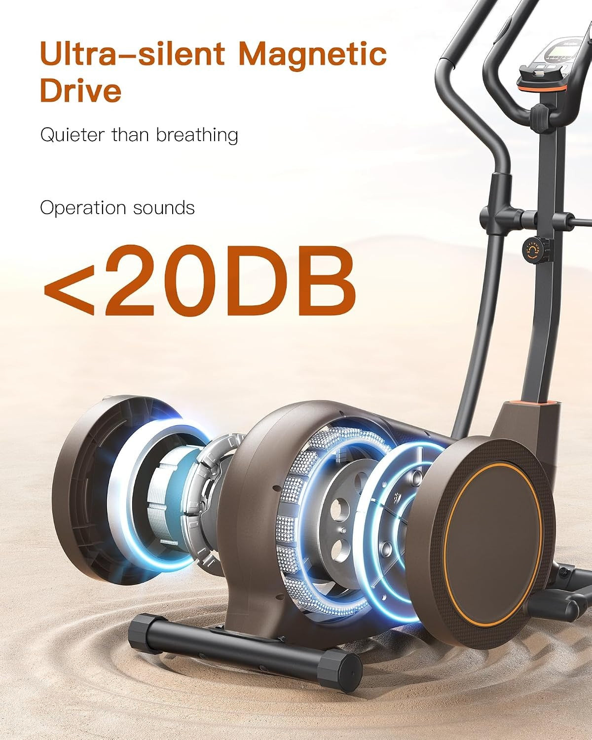 15.5‑Inch Stride Elliptical Machine