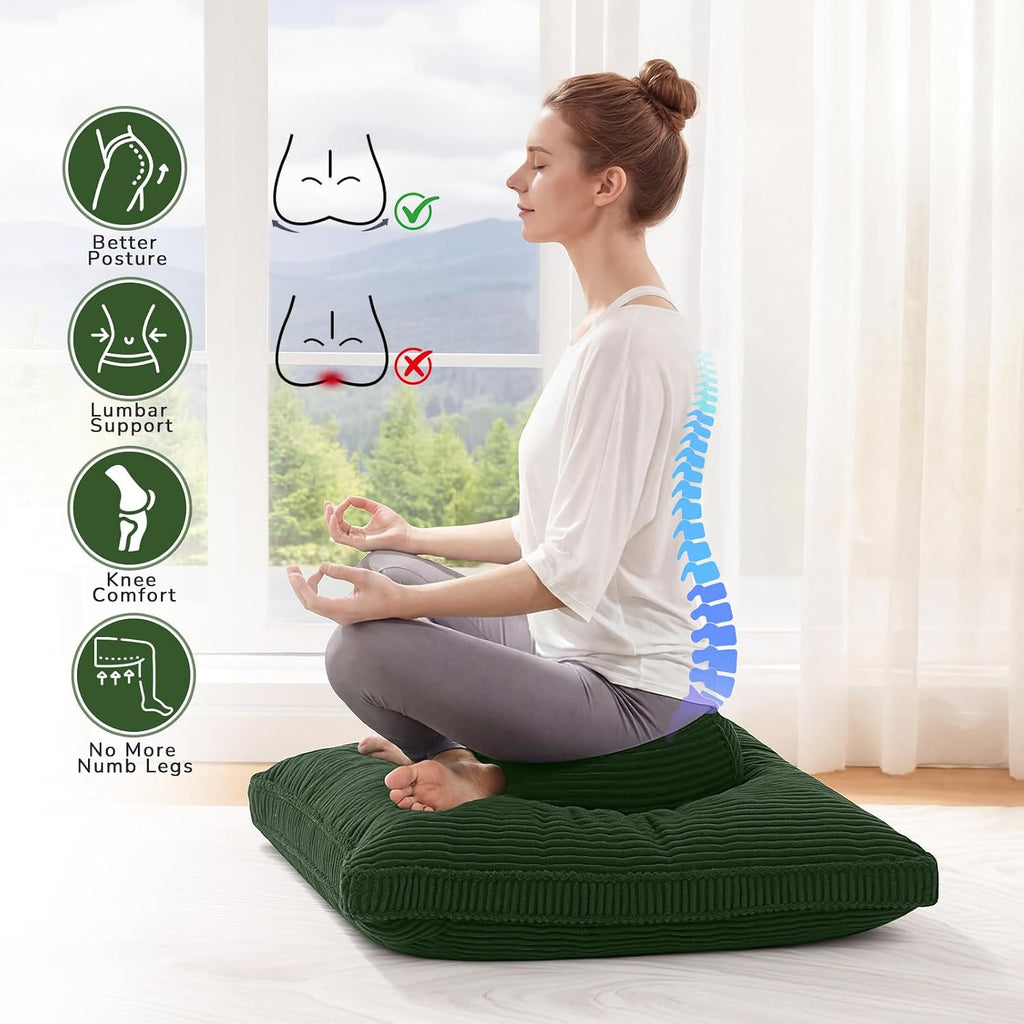 32" Square Meditation Floor Pillow