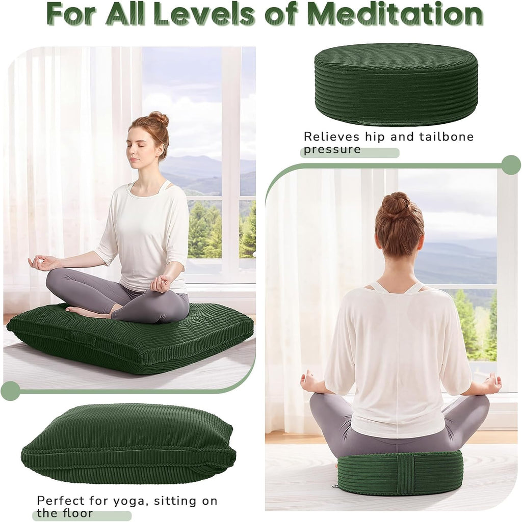 32" Square Meditation Floor Pillow