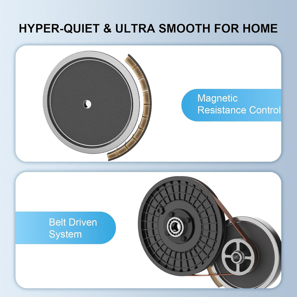 16‑Level Magnetic Home Elliptical Trainer