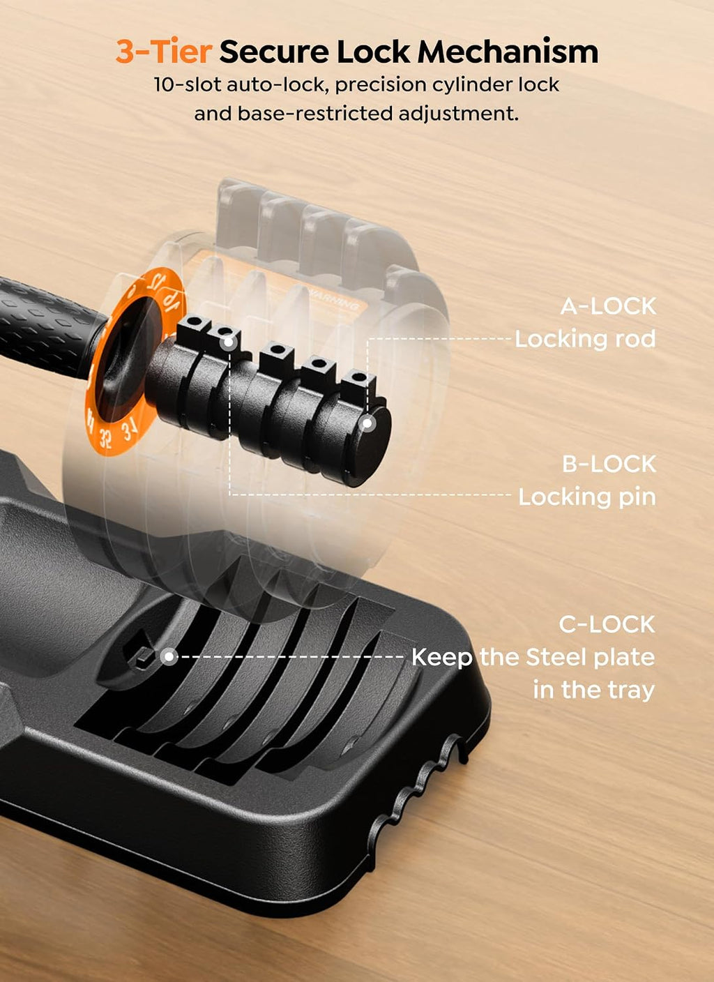 2‑Pack 10‑In‑1 Adjustable Dumbbell Set