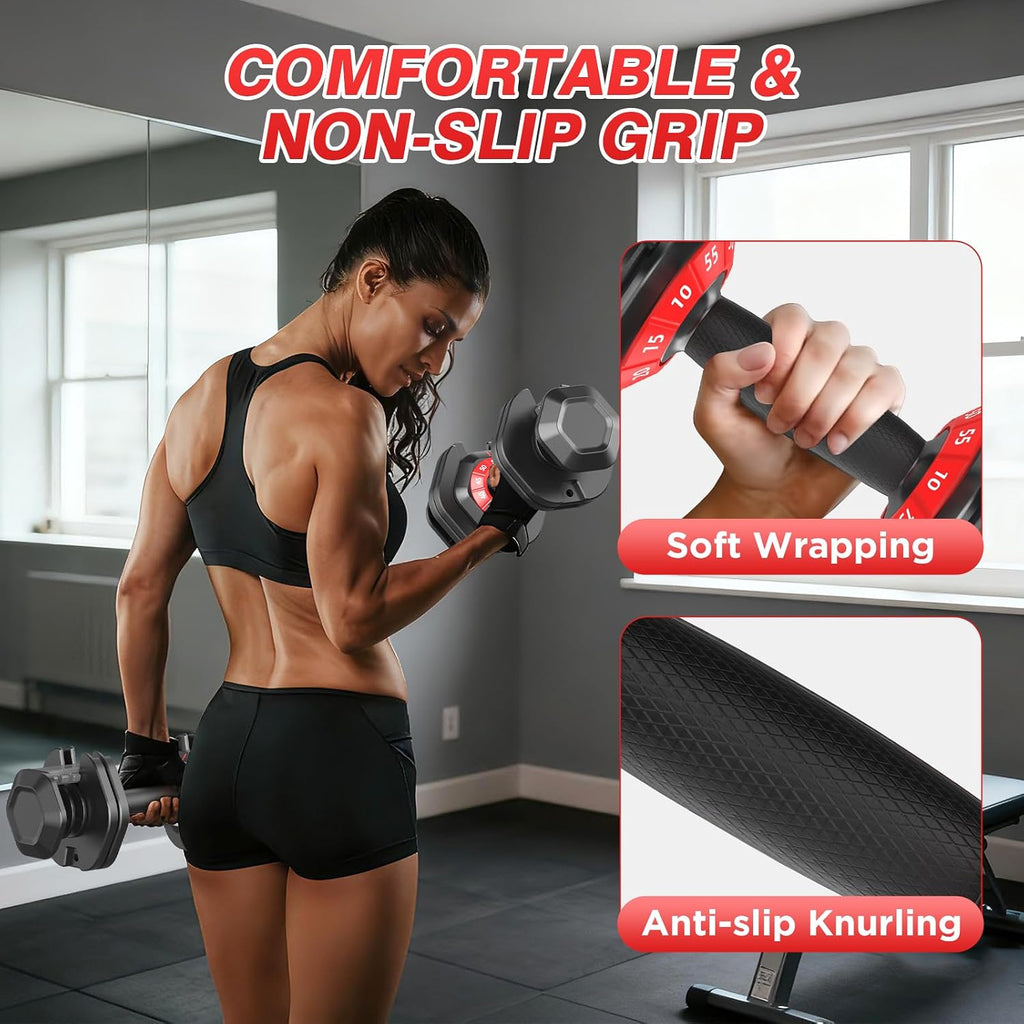 Home Gym Adjustable Dumbbell Set