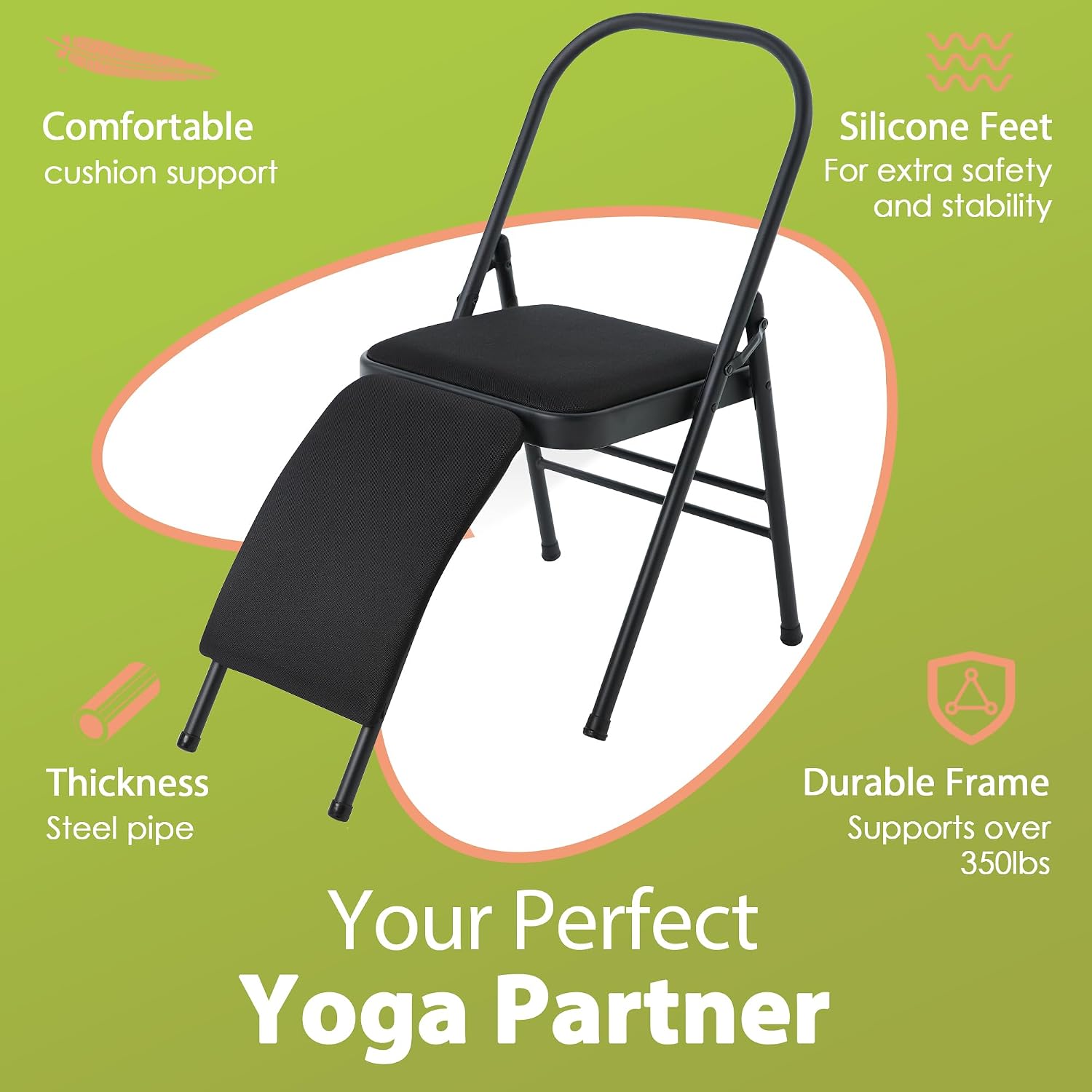 Body Rhythm Core Support Yoga Auxiliary Chair