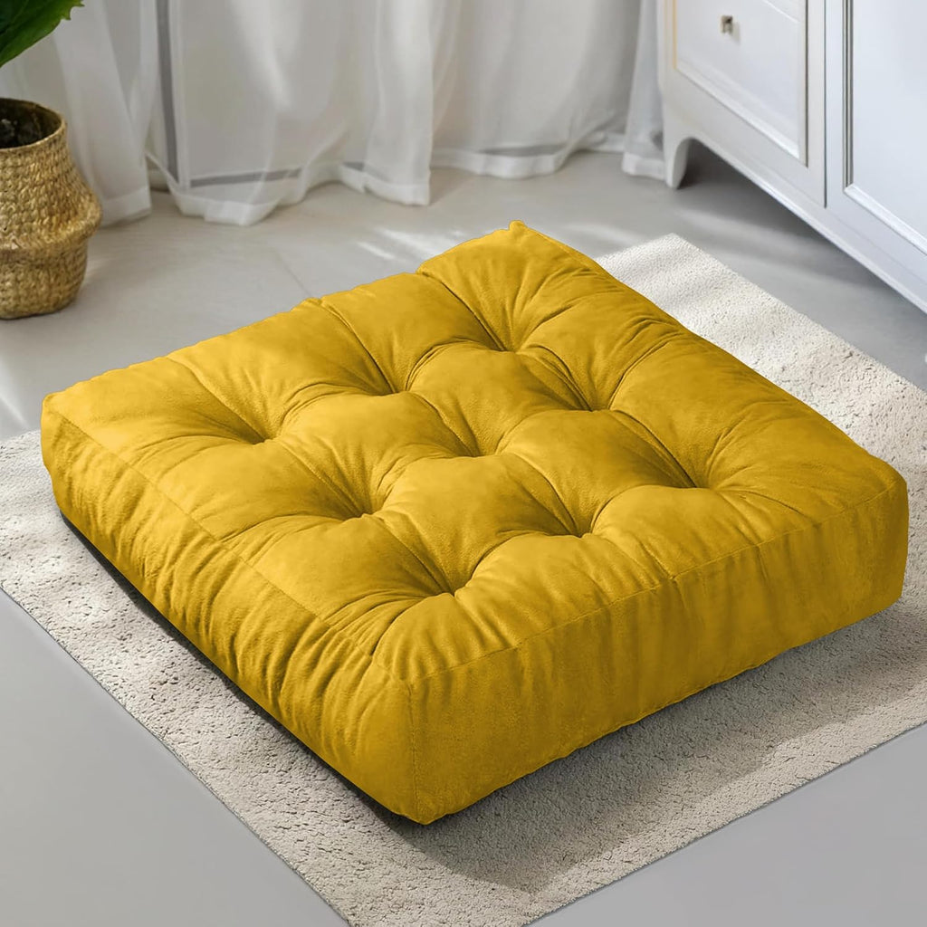 Tufted Square Floor Pillow