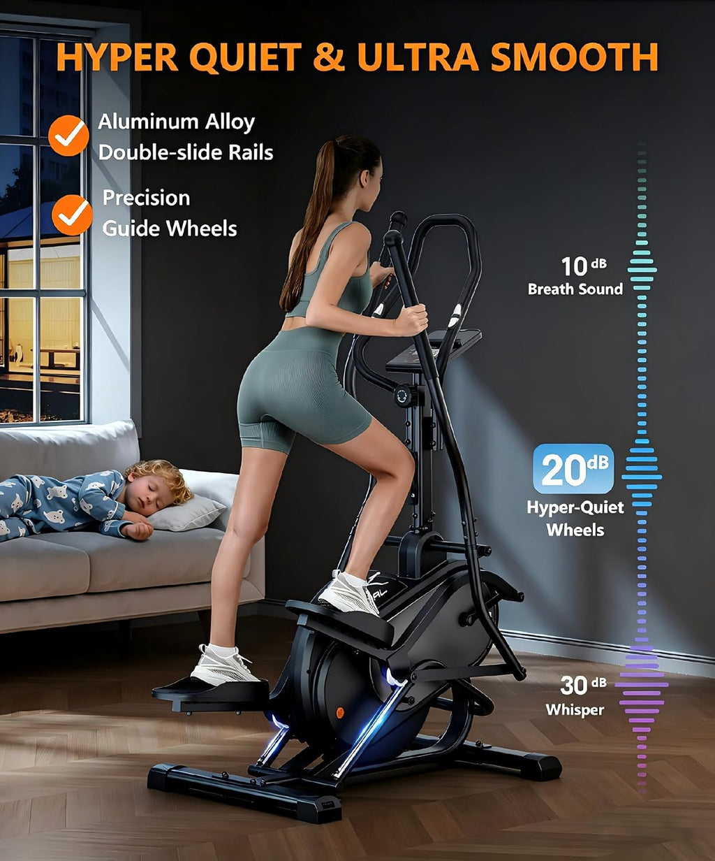 16‑Resistance Cardio Climber Elliptical Machine