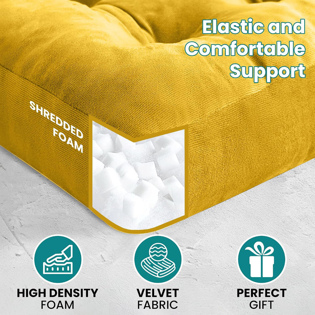 Tufted Square Floor Pillow