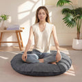 35" Round Corduroy Floor Meditation Cushion