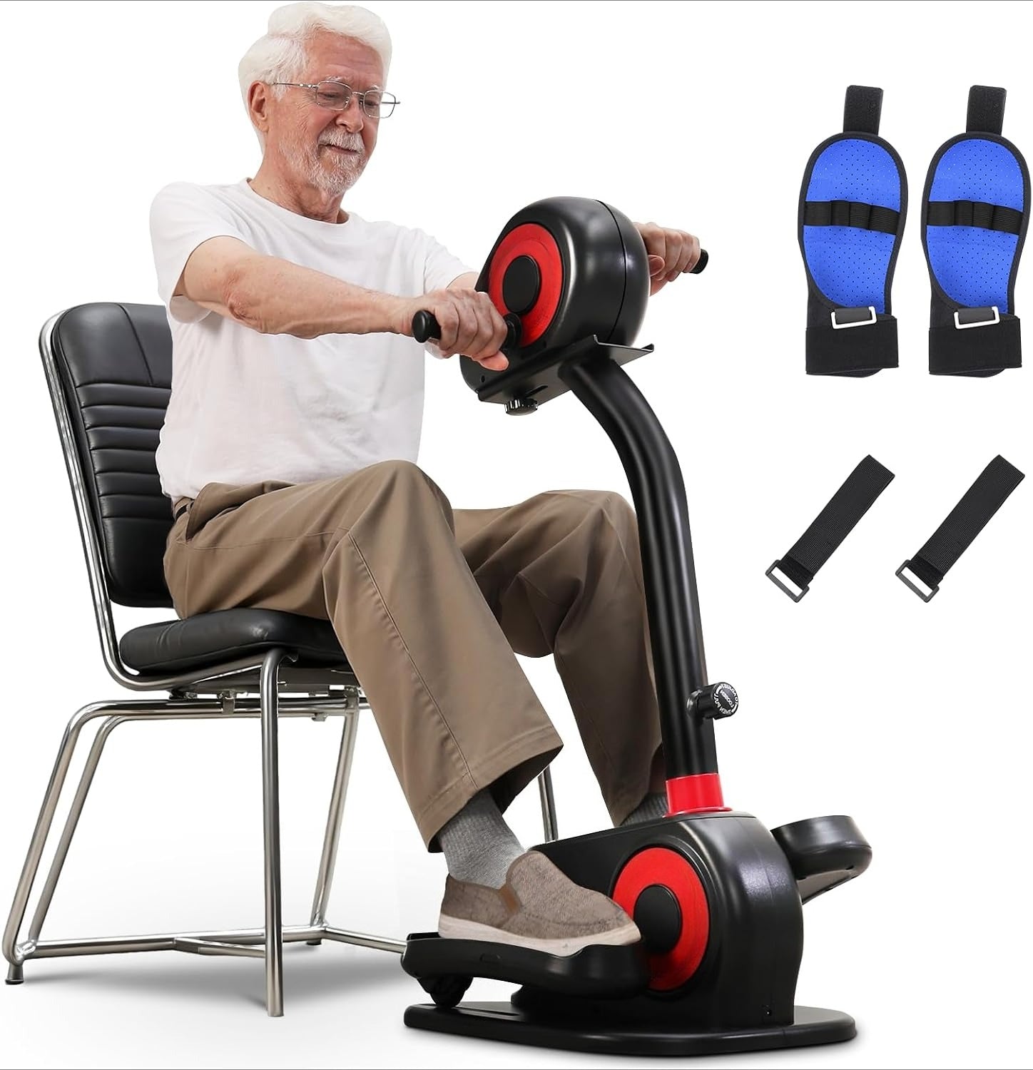 Motorized Low‑Impact Elliptical Pedal Exerciser