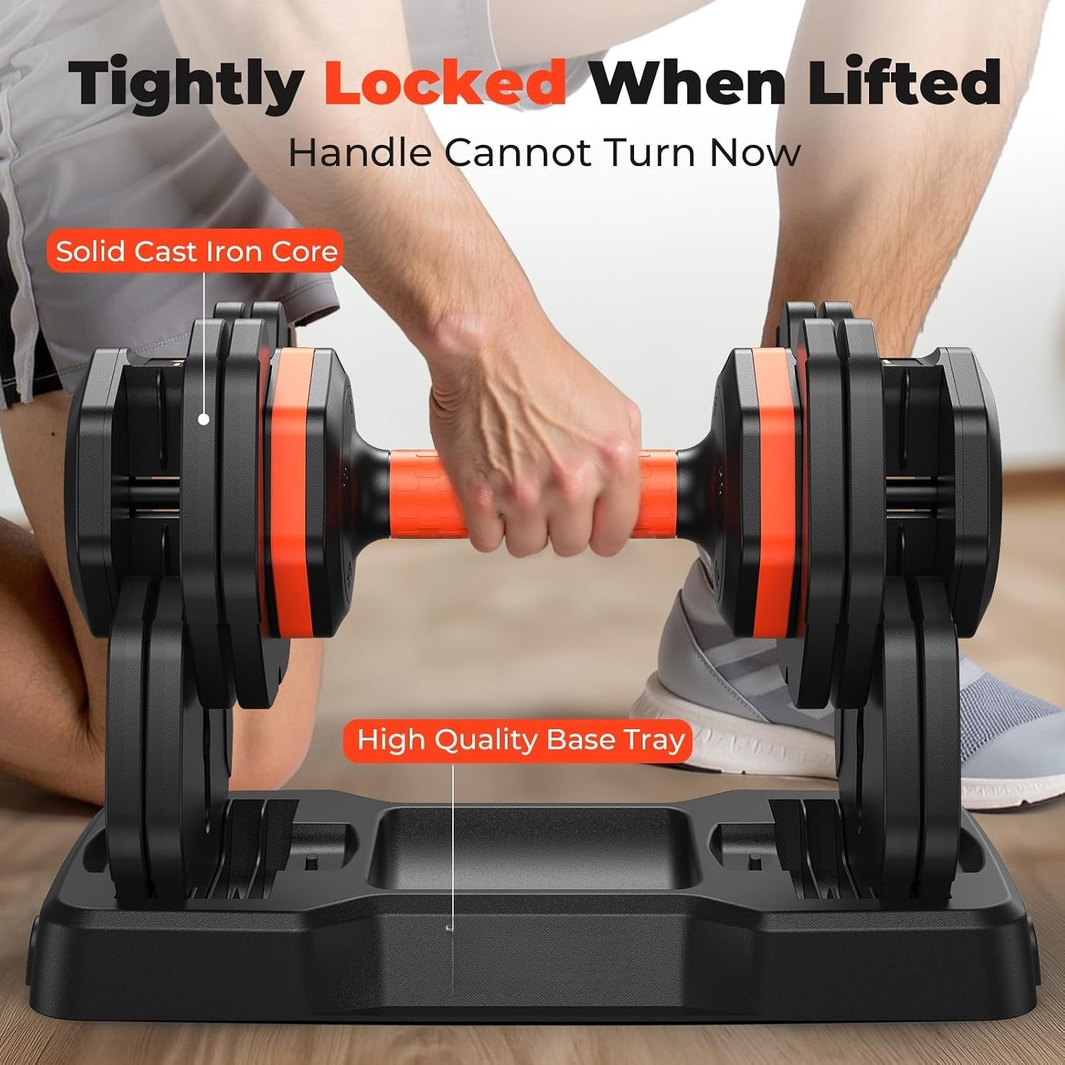 2‑Pack Adjustable Dumbbell Set