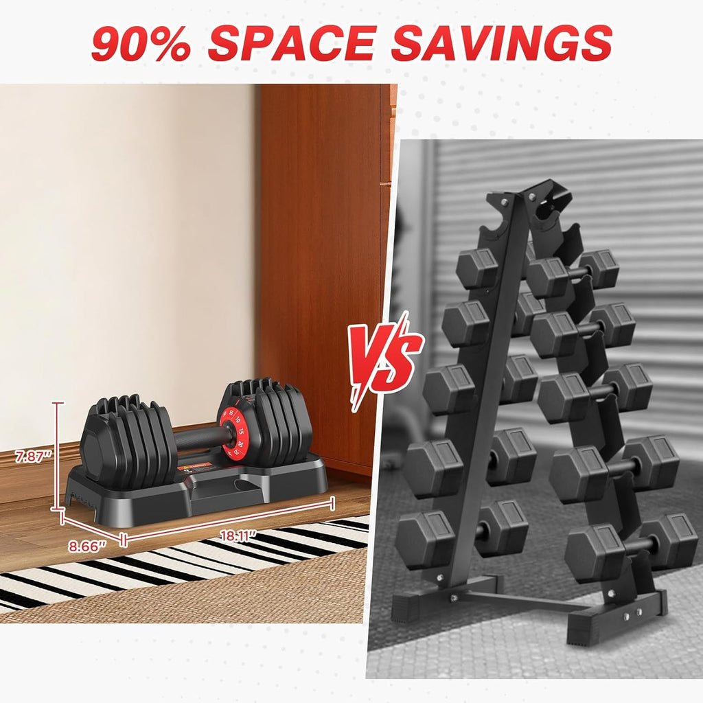 Home Gym Adjustable Dumbbell Set