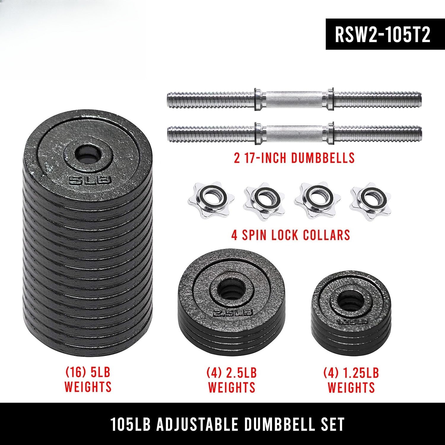Barbell Adjustable Dumbbell Weight Set
